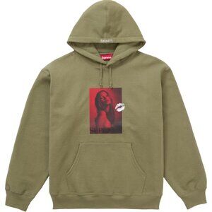 Supreme Kate Moss Hoodie Sweatshirt Men's Large Light Olive FW24 NWT